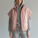 piumino smanicato con cerniera futura